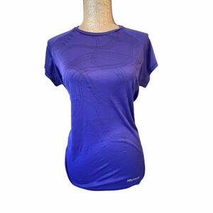 Marmot Women's Purple Short Sleeve running/athletic  Tee